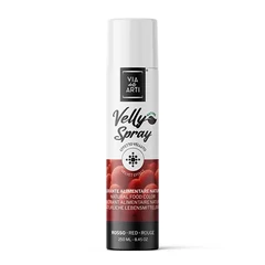 Via Delle Arti - Bársony hatású piros ételfesték spray 250ml
