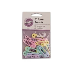 Wilton kapocs díszek – 20 darab