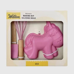 Wilton szilikon sütőforma unikornis szett, 3 darab