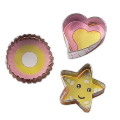 Lumea szív, csillag, kör kiszúró szett