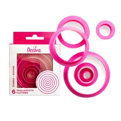 Decora kör mintájú kiszúró készlet – 6 darab