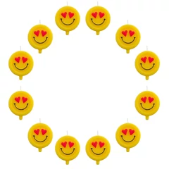 Lumea kerek "Smile Heart" gyertya szett – 12 darab