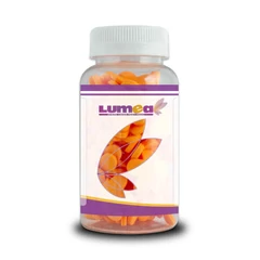 Lumea narancssárga virágok Piros középpel cukormasszából, 60g