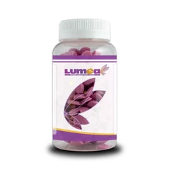 Lumea ibolya Lila virágocskák Sárga középpel cukormasszából, 60g