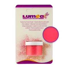 Lumea gyöngyházfényű eperpiros felületi ételfesték por, 4g