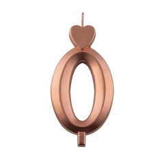 Lumea bronz színű 0-ás gyertya – 1 darab