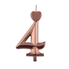 Lumea bronz színű 4-es gyertya – 1 darab