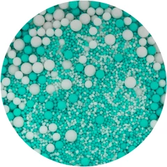 Lumea Turquoise &amp; White Sprinkle Mix, 800g