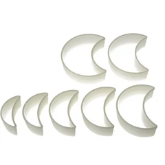 SilikoMart hold alakú kiszúró készlet – 7 darab