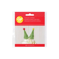 Wilton csillag és karácsony beszúrók muffinokhoz – 12 darab