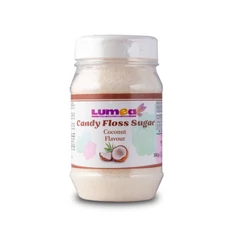 Kókuszdió ízesítésű vattacukor alapanyag, 300g - Lumea
