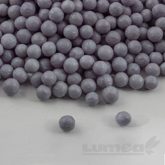 Lumea ezüstös szürke cukorgyöngy, 7mm, 1kg