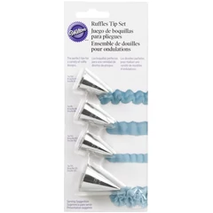Wilton díszítőcső készlet "Rulles Tip Set"