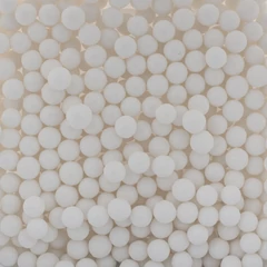 Fehér cukorgyöngy, 7mm, 1kg - Lumea