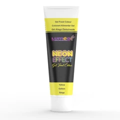 Lumea sárga neon hatású tubusos ételfestékgél, 30g
