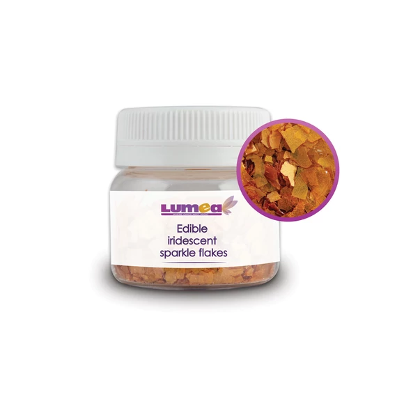 Lumea Arany színű ehető irizáló Csillámpehely, 15g