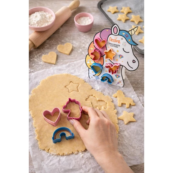 Decora Unikornis kiszúró szett, 6 darab