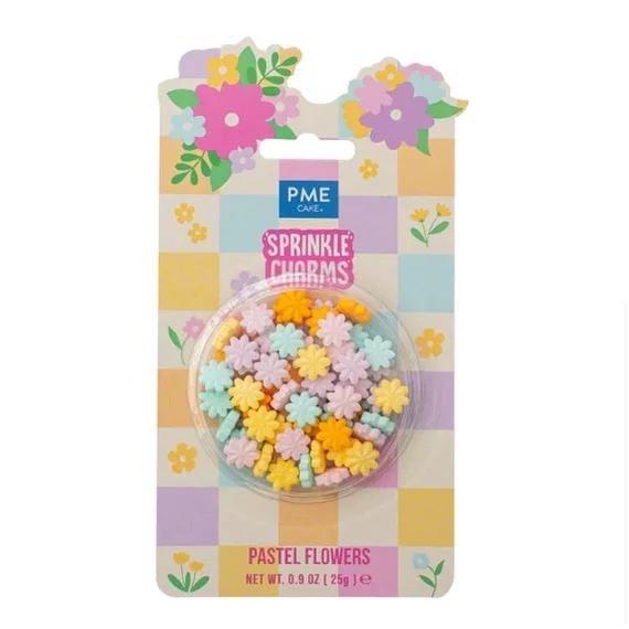 PME Pastel Flowers Sprinkle Mix, 25g