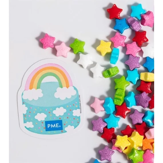 PME Rainbow Stars Sprinkle Mix, 25g 