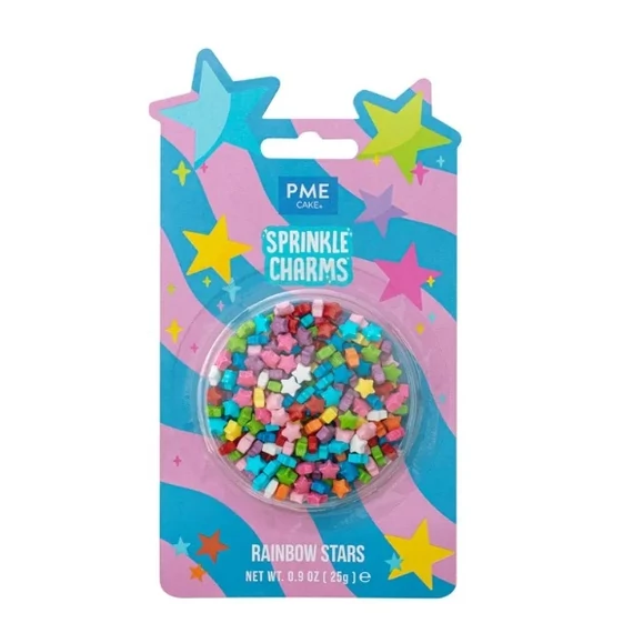 PME Rainbow Stars Sprinkle Mix, 25g 