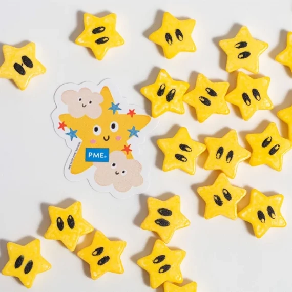 PME Yellow Stars Sprinkle Mix, 25g