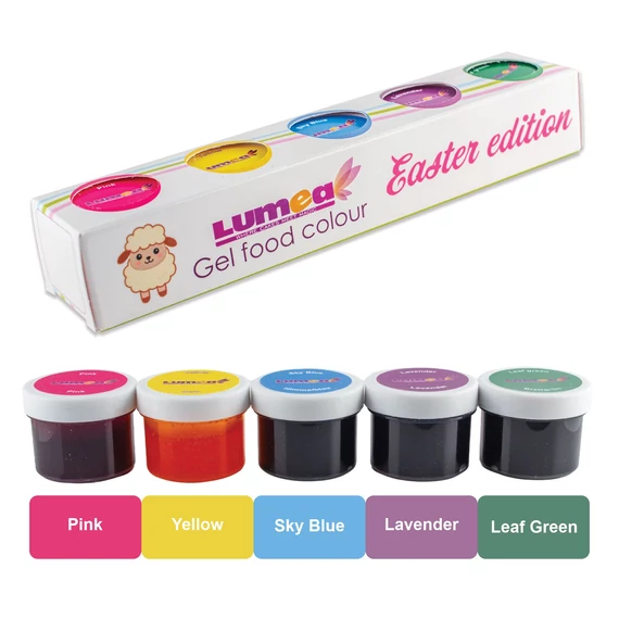 Lumea Húsvéti ételfesték gél készlet, 10g x 5 darab