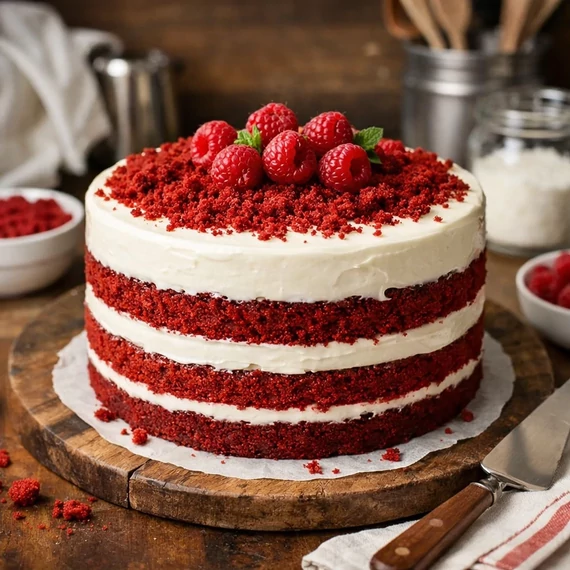 Lumea Red Velvet Cake - Tortaalap por keverék, 500g