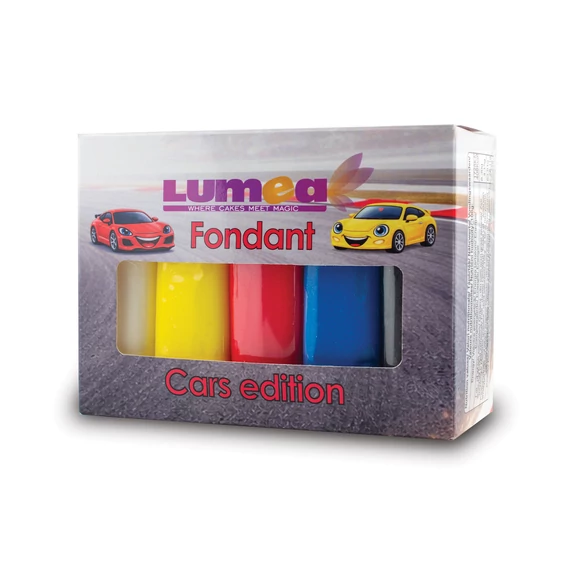 Cars fondant mix, 5 x 100g - Lumea
