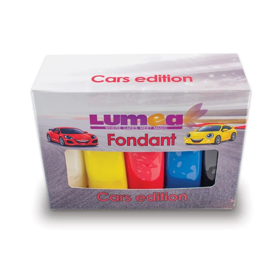 Cars fondant mix, 5 x 100g - Lumea