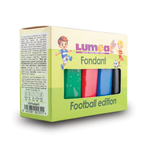 Football fondant mix, 5 x 100g - Lumea