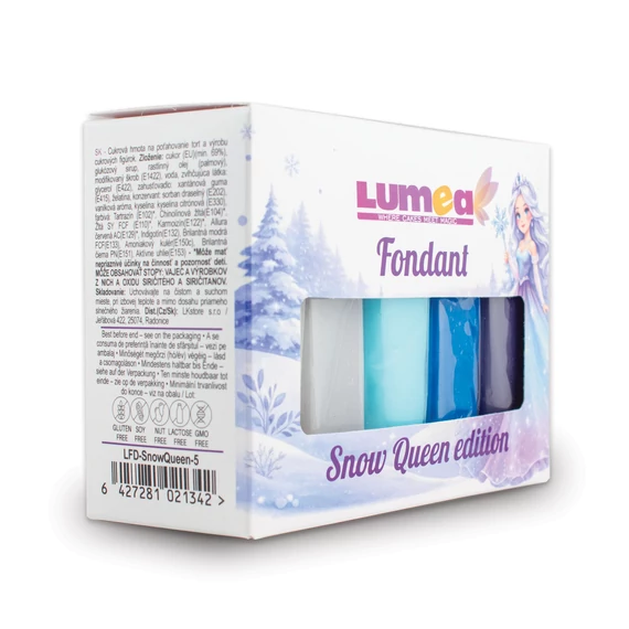 Snow Queen fondant mix, 5 x 100g - Lumea