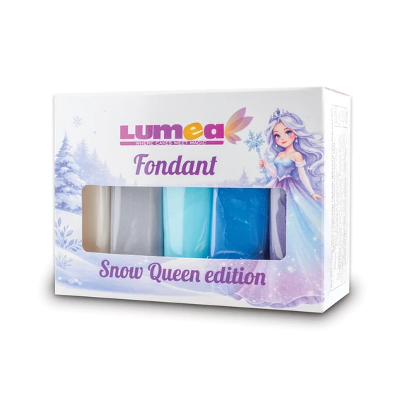 Snow Queen fondant mix, 5 x 100g - Lumea