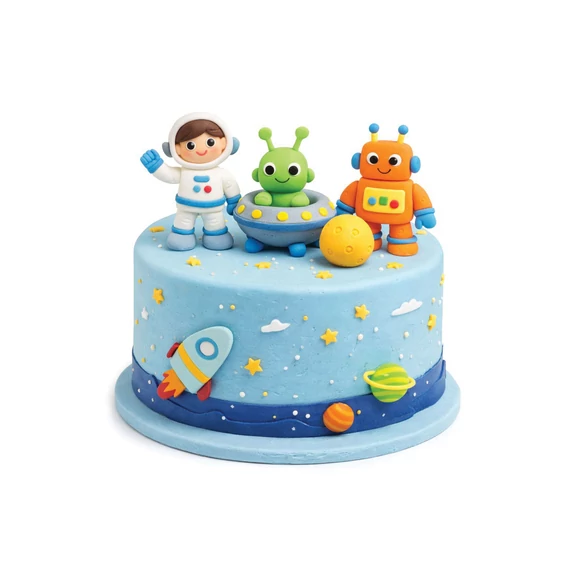Space fondant mix, 5 x 100g - Lumea
