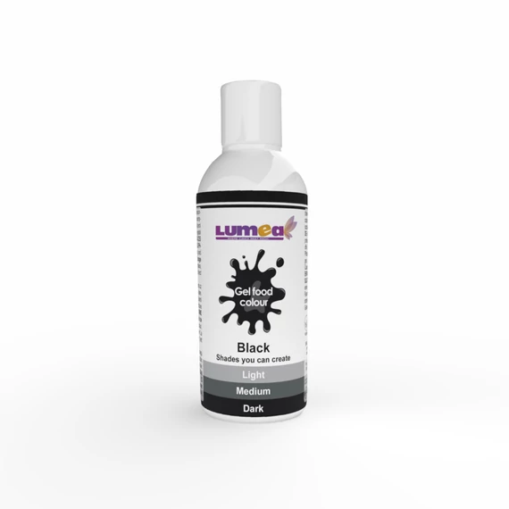 Lumea fekete ételfesték gél, 200g
