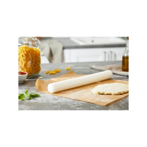 SilikoMart fehér nyújtóhenger, 23 cm