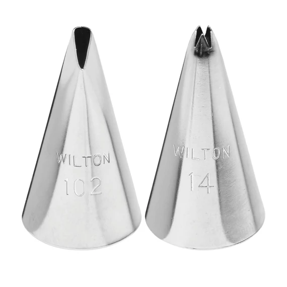 Wilton 4 díszítőcső és 8 egyszerhasználható habzsák