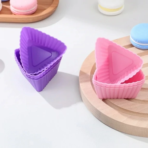 Wilton háromszög Szilikon Muffin sütőforma – 12 darab