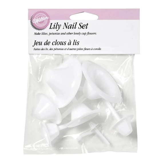 Wilton műanyag virágszögek különböző méretekben