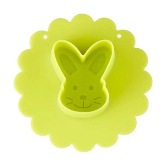 Wilton nyuszi fej sziluett szilikon forma