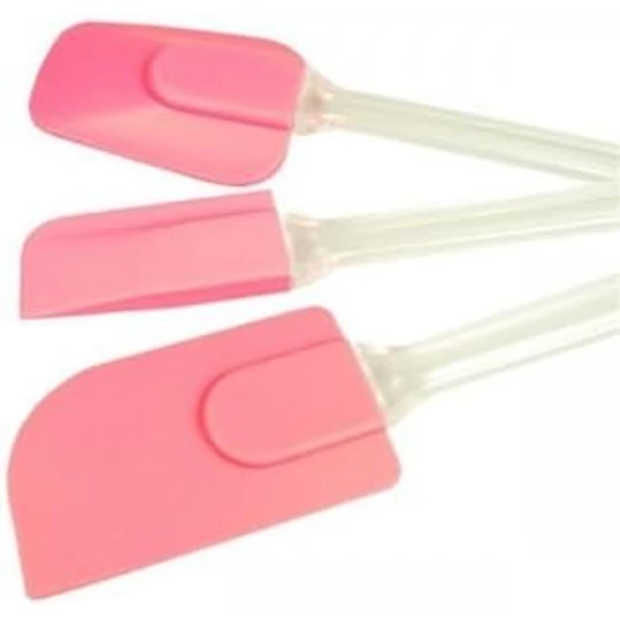 SilikoMart szilikon spatula/eszköz szett, 3 darab