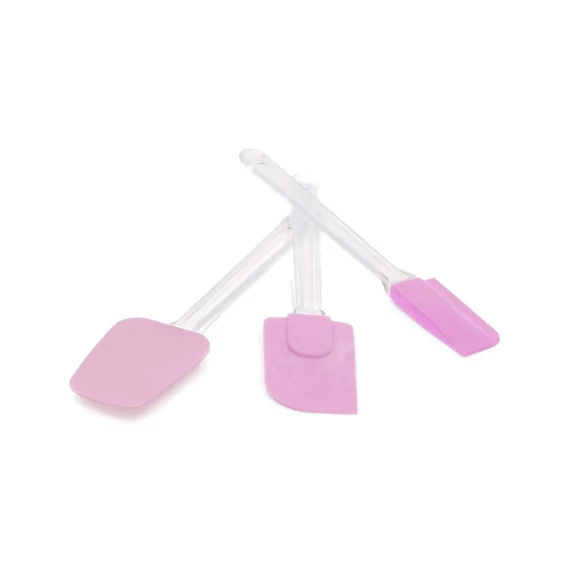 SilikoMart szilikon spatula/eszköz szett, 3 darab
