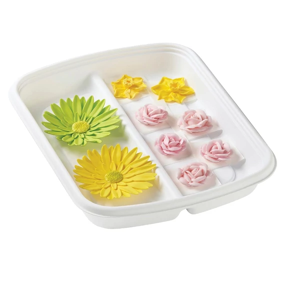 Wilton tálca fedővel cukorvirágok szárításához – 3 darab