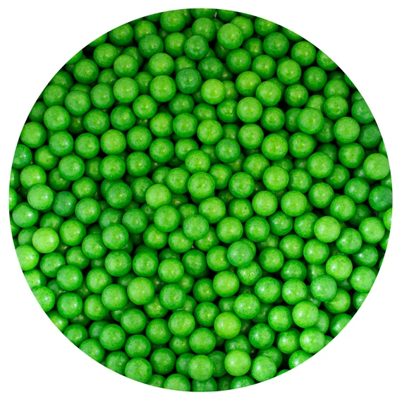 Lumea mohazöld cukorgyöngy, 7mm, 80g