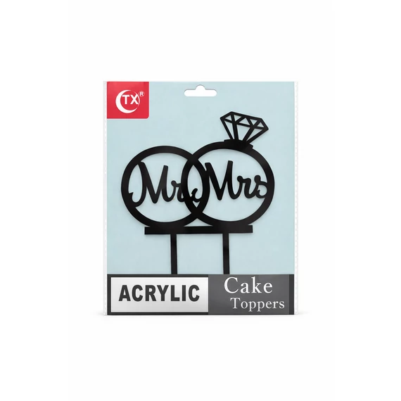 Wedding cake Topper Gyűrűs 