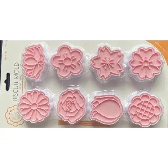 Lumea többféle különböző Virág fondant kiszúró szett – 8 darab