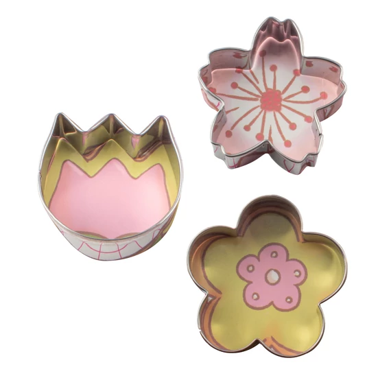Lumea különböző Virág kiszúró szett fémből, 5.5cm – 3 darab