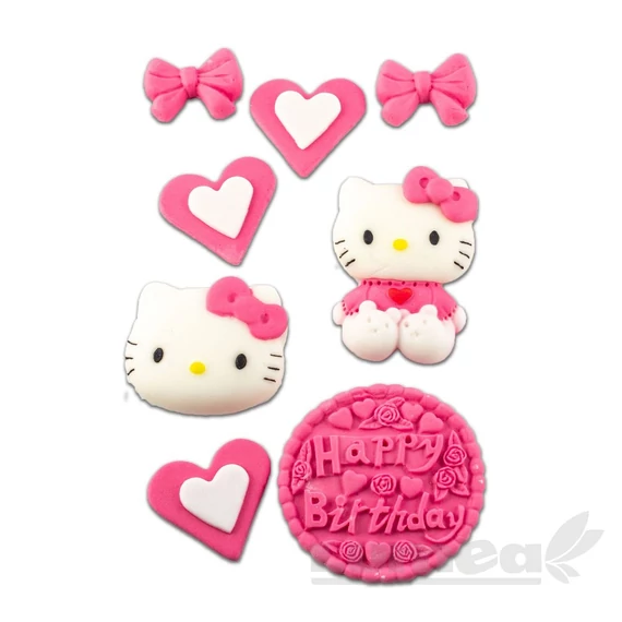 Lumea kitty szett cukormasszából