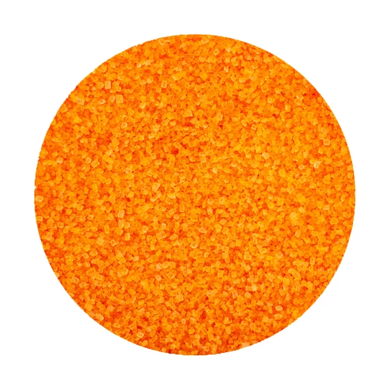 Lumea narancssárga dekor cukor, 90g