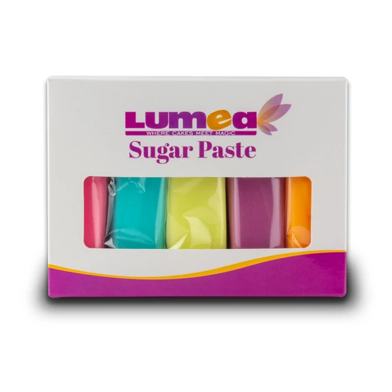 Lumea neon-effect fondant mix, 5 x 100g