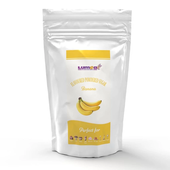 Lumea Banán ízű porcukor, 500g